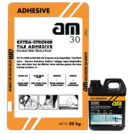 BPI AM 30 TILE ADHESIVE GREY 10LTR+40KG